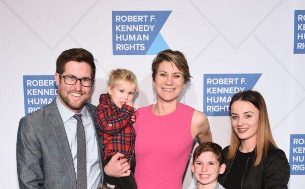 David McKean, Maeve Kennedy Townsend Mckean and family attend the Robert F. Kennedy Human Rights Hosts 2019 Ripple Of Hope Gala & Auction In NYC in New York City on Dec. 12, 2019. (Mike Pont/Getty Images for Robert F. Kennedy Human Rights)