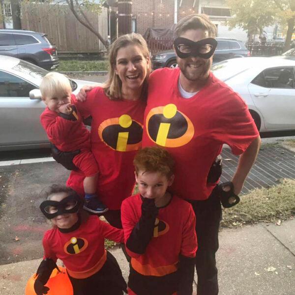 Maeve Kennedy Townsend McKean with her family, including her son Gideon Joseph Kennedy McKean, bottom right. (Maeve Kennedy Townsend McKean/Facebook via AP)