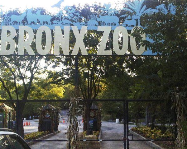 An entrance to the Bronx Zoo in New York on Sept. 21, 2012. (Jim Fitzgerlad/AP Photo)