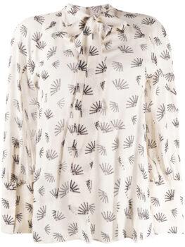 Printed Blouse by Luisa Cerano, $205. (Courtesy of Farfetch)