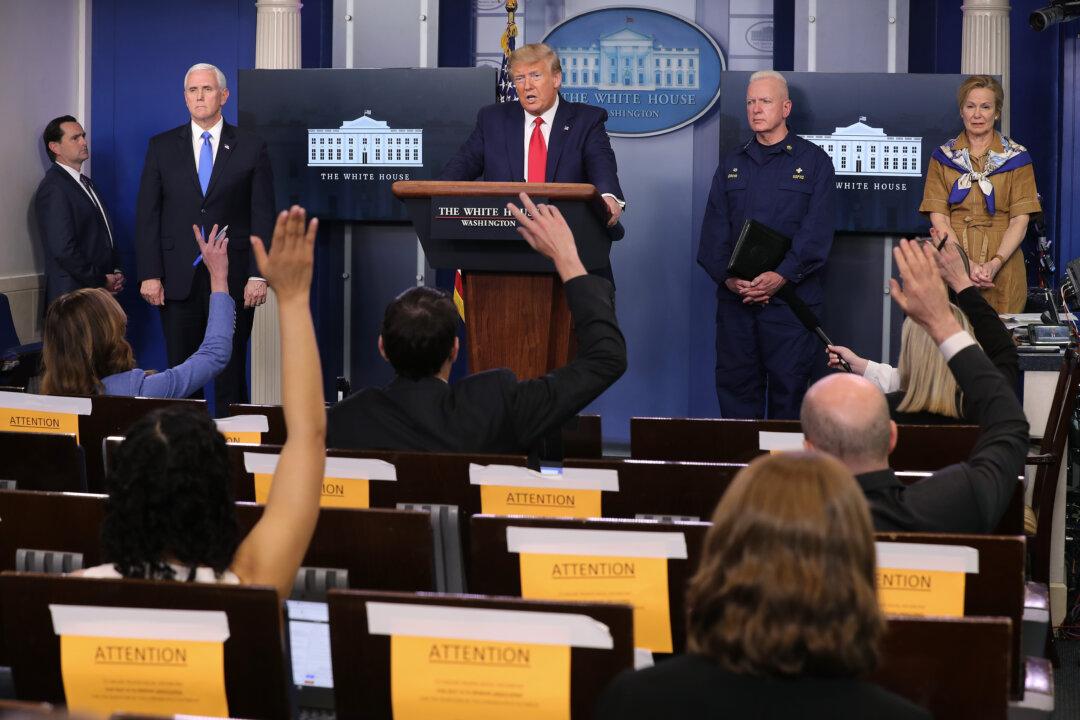 Reporter Questioned by Trump Works for Chinese Propaganda Outlet, Experts Say