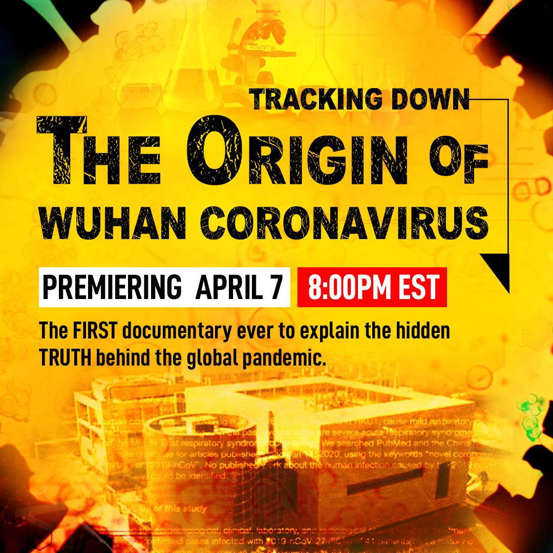 An exclusive documentary on the origin of the CCP virus will be premiered tonight. (Courtesy of the Production Team)