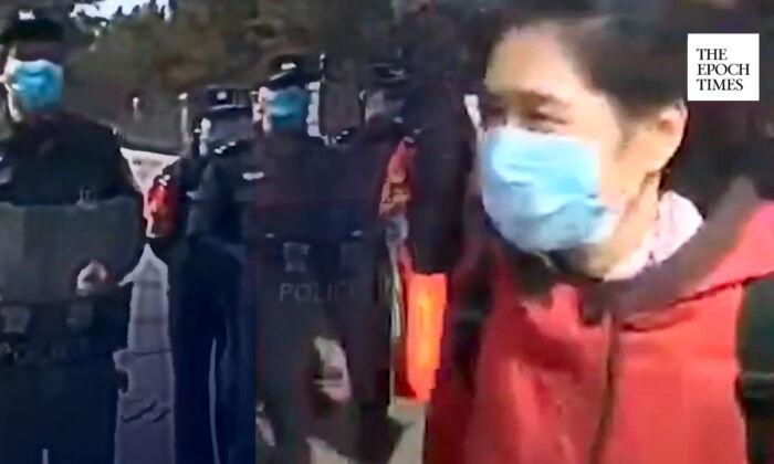 Police Confront Railroad Employees Demanding Health Care Benefits in Harbin