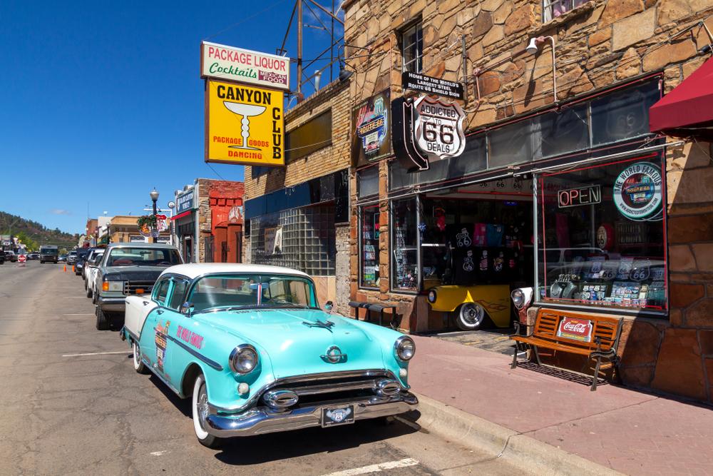 A street scene in Williams, Ariz., on Route 66. (Jordi C/Shutterstock)