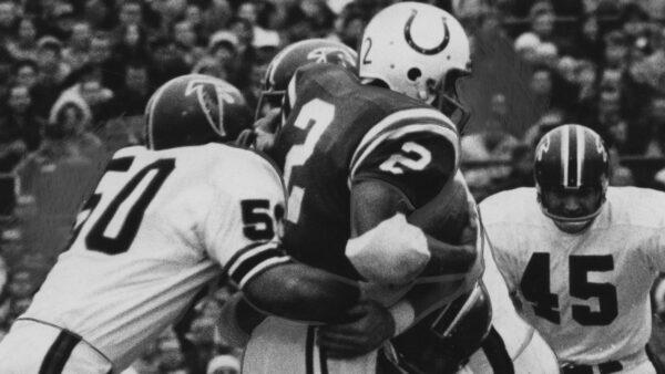 Tim Brown of the Baltimore Colts, on April 12, 1968. (Photo by Afro American Newspapers/Gado/Getty Images)
