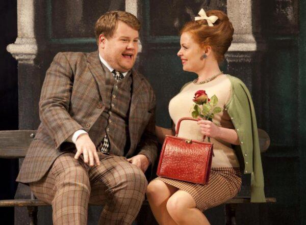 Francis Henshall (James Corden) falls for Dolly (Suzie Toase) in the hilarious “One Man, Two Guvnors.” (Johan Persson)