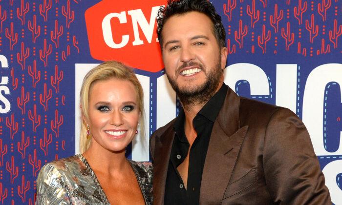 Singer Luke Bryan ‘Train Horn’ Pranks Wife, Lina, During Isolation Bike Ride, and the Video Goes Viral