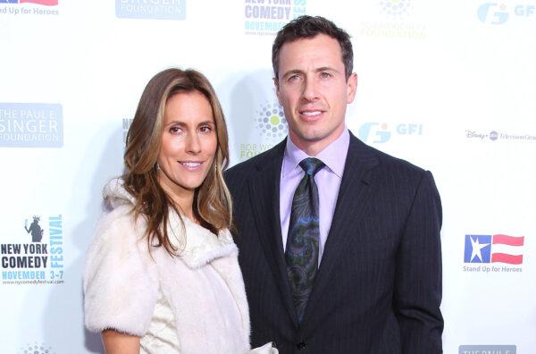 Chris Cuomo (R) and wife Cristina Greeven Cuomo, Chris Cuomo attend Stand Up For Heros presented by the New York Comedy Festival and the Bob Woodruff Foundation at The Beacon Theatre in New York City on Nov. 3, 2010. (Mike Coppola/Getty Images)