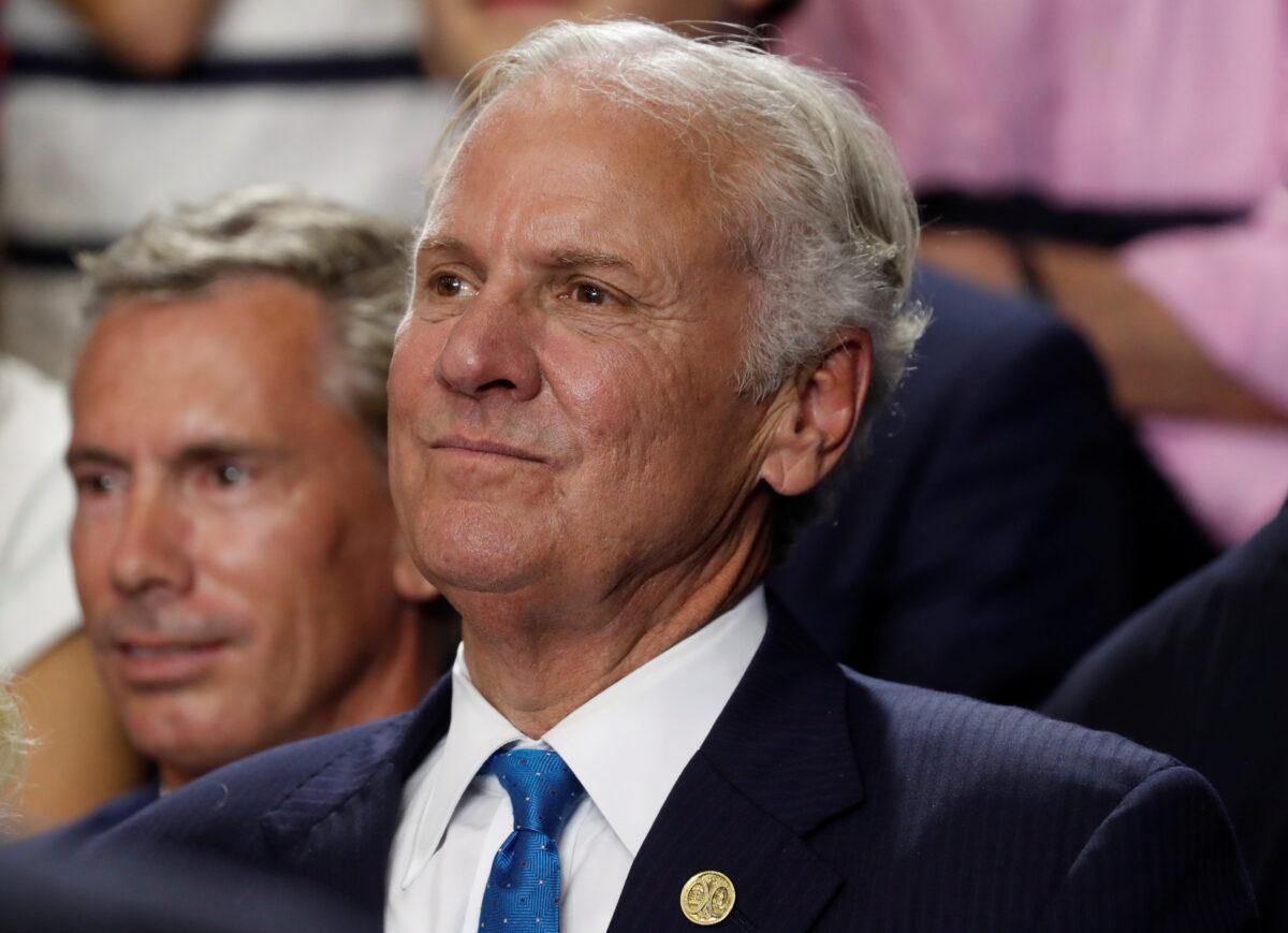 South Carolina Governor Henry McMaster looks on at a rally in Columbia, South Carolina on June 25, 2018. (Kevin Lamarque/Reuters)