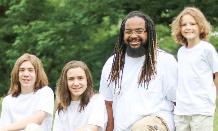 Black Man Raised in Foster Care Becomes a Single Dad When He Adopts 3 White Boys