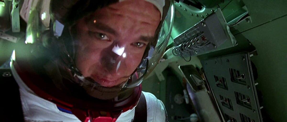 Tom Hanks as astronaut Jim Lovell in “Apollo 13.” (Universal Pictures)