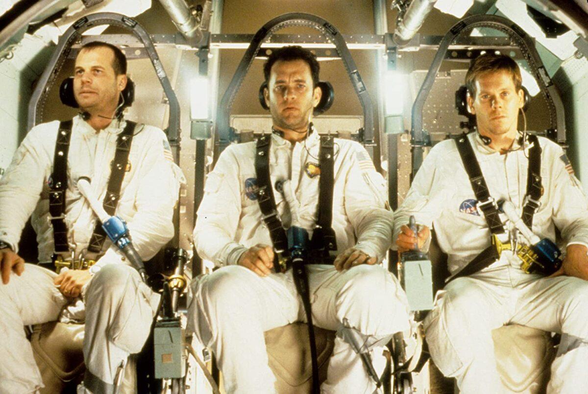 (L–R) Bill Paxton, Tom Hanks, and Kevin Bacon star in “Apollo 13.” (Universal Pictures)