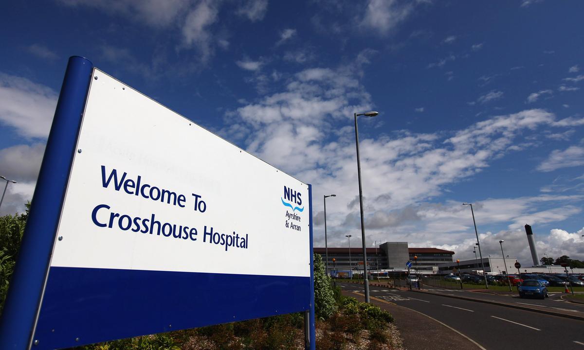 Crosshouse Hospital, near Kilmarnock, Scotland, as photographed on July 20, 2009 (Jeff J Mitchell/Getty Images)