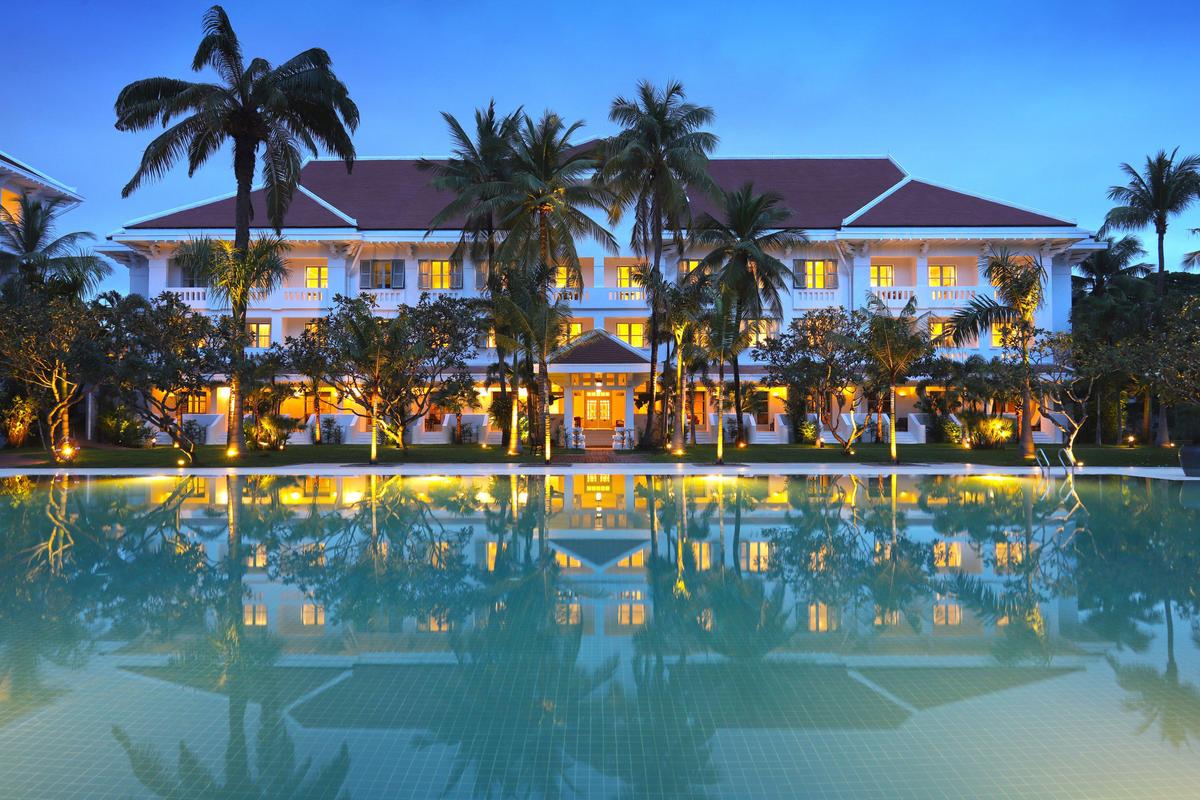 Raffles Grand Hotel d’Angkor in Siem Reap, Cambodia. (Courtesy of Raffles)