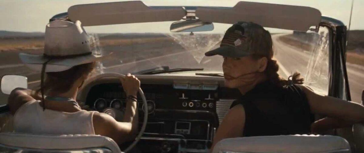 Susan Sarandon (L) and Geena Davis star in “Thelma & Louise.” (MGM)