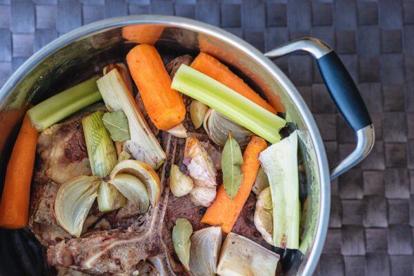 When you make your own stock or broth, you control the bone mix, the aromatics, the seasonings, and the strength. (Martin Gaal/Shutterstock)