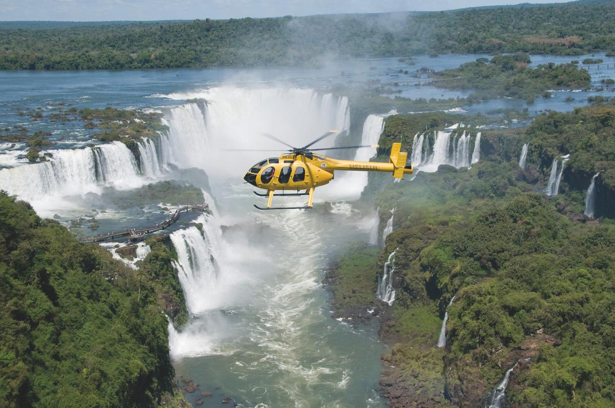 The world’s largest waterfall, Iguazú, straddles Brazil and Argentina (Courtesy of Belmond)
