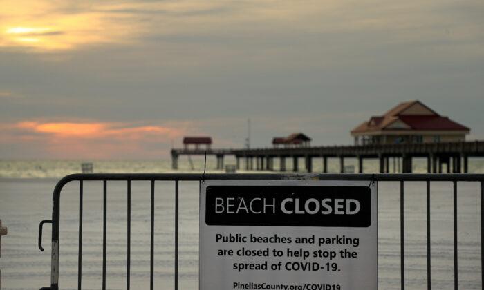 Florida City Closes Beaches a Week After Reopening Over Social Distancing Violations