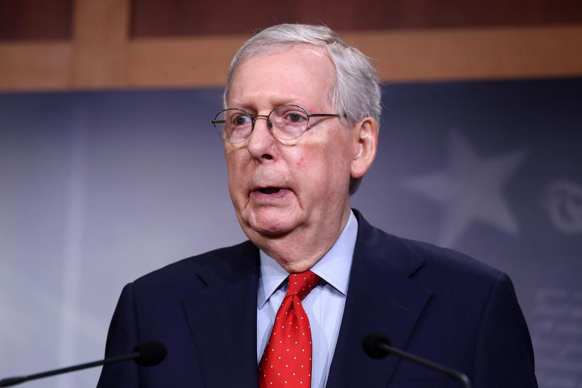 Senate Will Wait Several Weeks to Decide on Next Stimulus Bill: McConnell