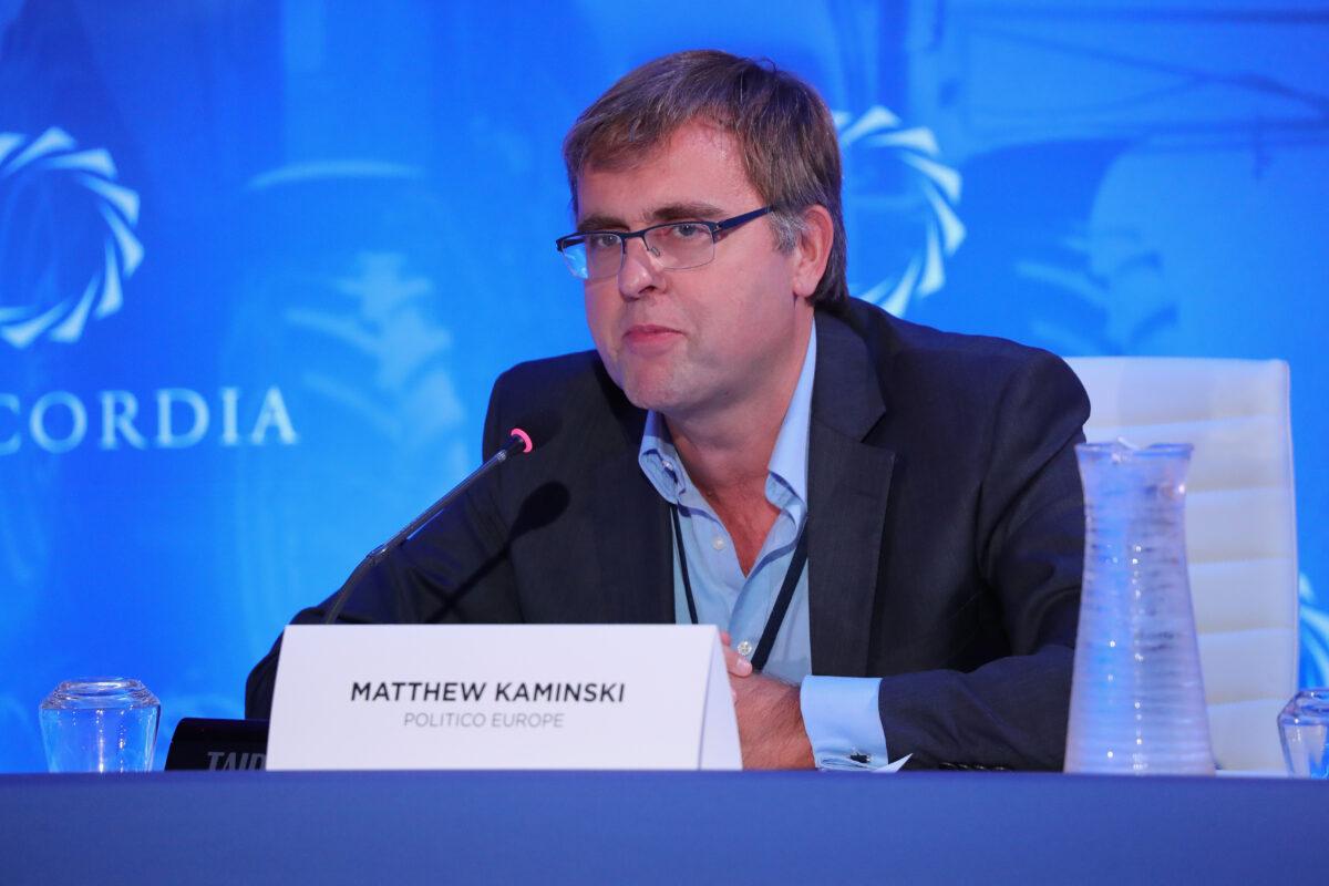 Matt Kaminski, Politico's editor in chief, in a 2017 file photograph. (Paul Morigi/Getty Images for Concordia Summit)