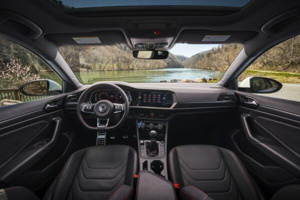 Inside the Jetta GLI. (Courtesy of Volkswagen)