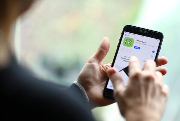Australian government COVID-19 tracking App 'COVIDSafe' is seen on April 26, 2020 in Melbourne, Australia. (Quinn Rooney/Getty Images)