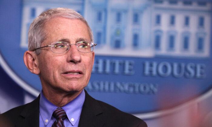 Fauci Will Not Testify Before House Panel Next Week on CCP Virus Response: White House