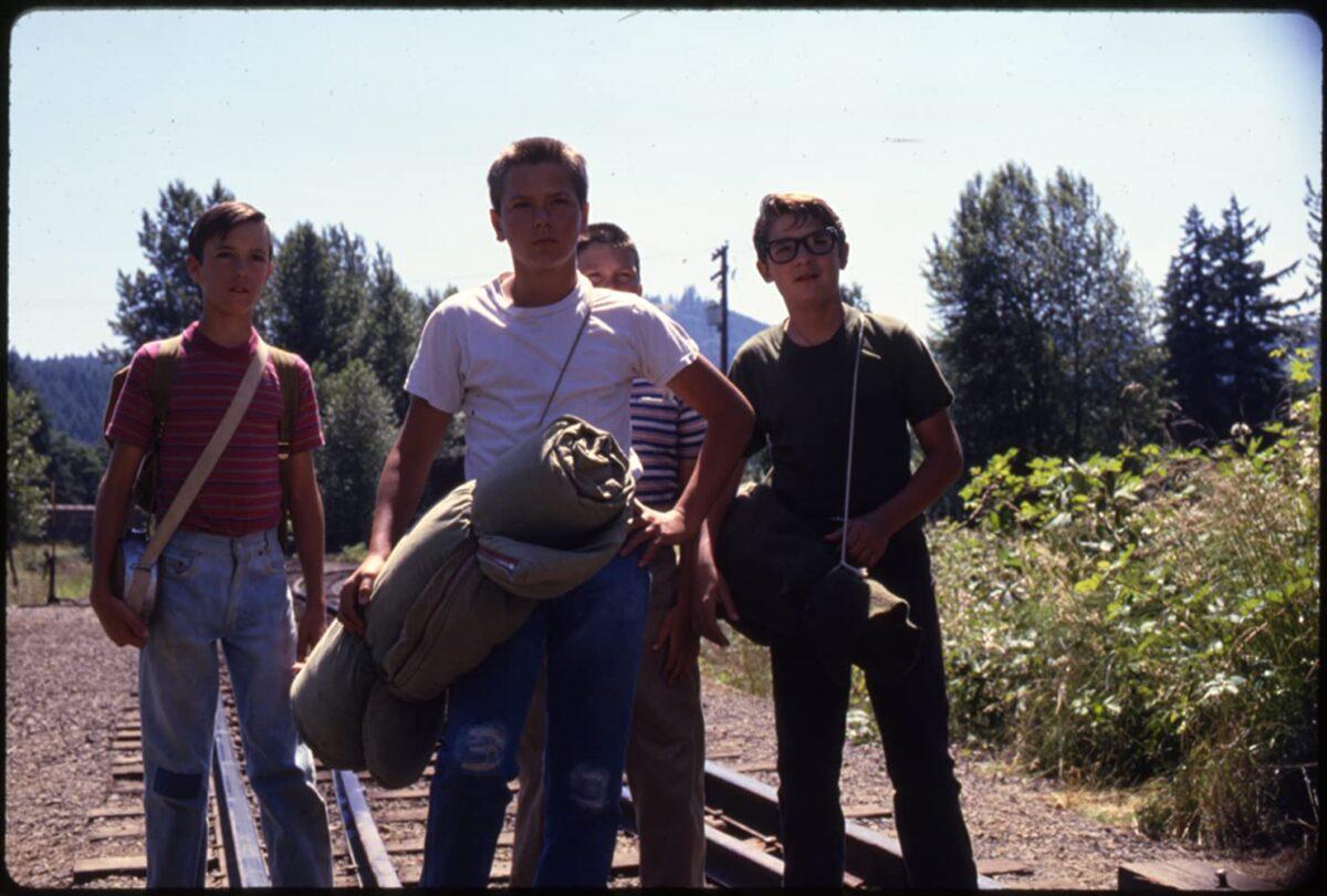(L–R) Wil Wheaton, River Phoenix, Jerry O’Connell, and Corey Feldman star in “Stand by Me.” (Columbia Pictures)