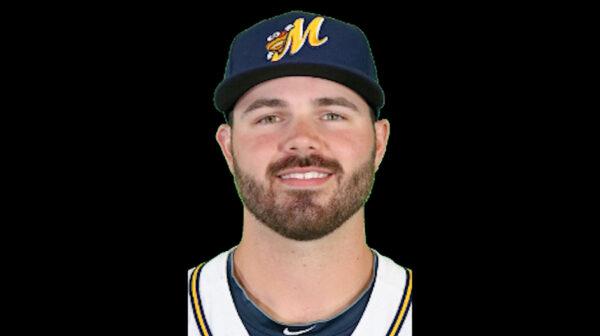 Minor League Baseball pitcher Blake Bivens. (Courtesy of milb.com/Montgomery Biscuits)