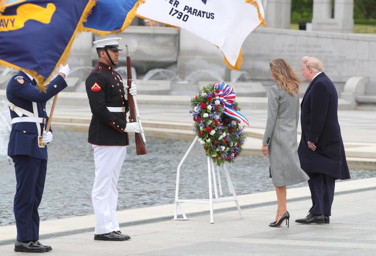 Trump Pays Tribute to Americans Who Fought in WWII on 75th Anniversary of V-E Day