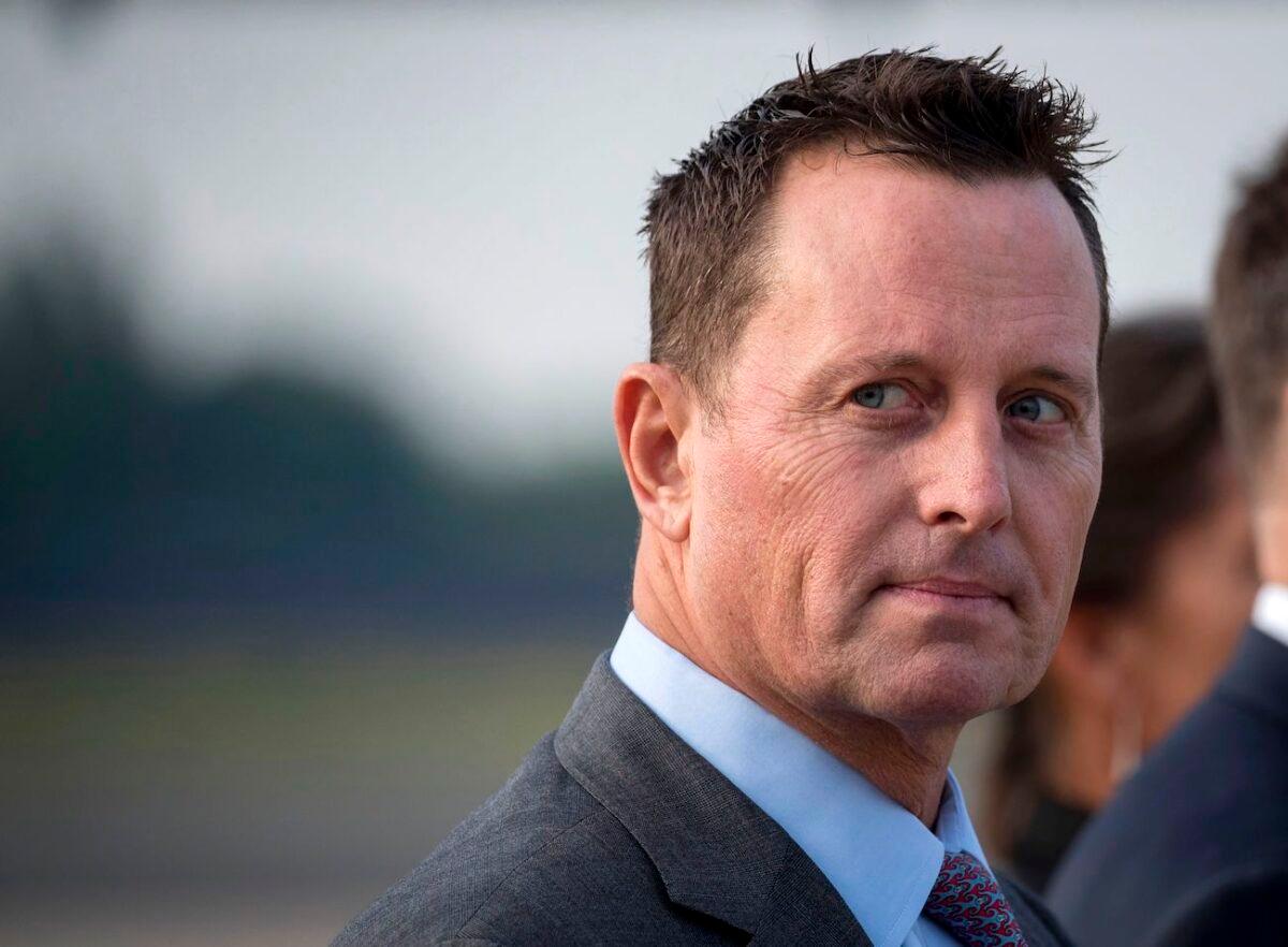 Richard Grenell at Tegel airport in Berlin, Germany, on May 31, 2019. (Odd Andersen/AFP via Getty Images)
