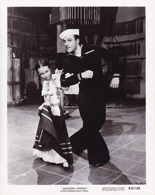 Sharon McManus dances with Gene Kelly in one of many dances in “Anchors Aweigh.” (MGM)