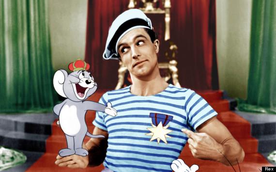 Jerry Mouse joins Gene Kelly in a whimsical dance. (MGM)