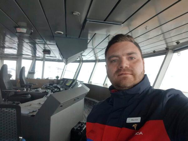 Dr. Mauricio Usme, is on board the Greg Mortimer, a ship operated by the Australian firm Aurora Expeditions and owned by a Miami company. More than half of the passengers and crew tested positive for COVID-19, including Dr. Usme. (Mauricio Usme/AP)