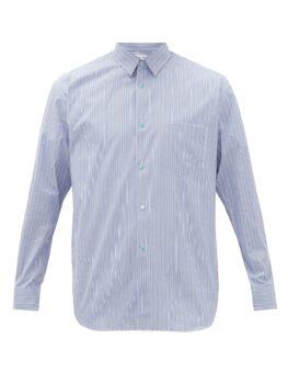 Chest Pocket Striped Shirt by Comme Des Garçons.<br/>(Courtesy of Matchesfashion)