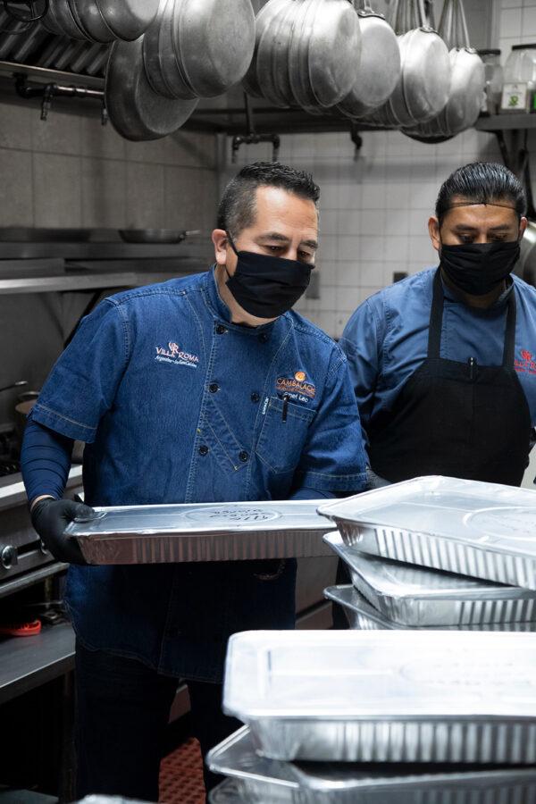 Leo Razo works as the executive chef at a restaurant he owns with his wife, Cambalache Grill in Fountain Valley, Calif. (Courtesy of Teresa Razo)