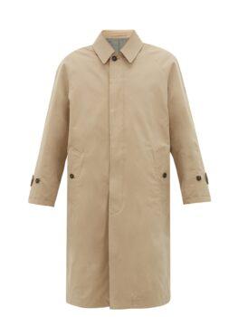 Reversible Wool and Cotton Overcoat by Mackintosh.<br/>(Courtesy of Matchesfashion)