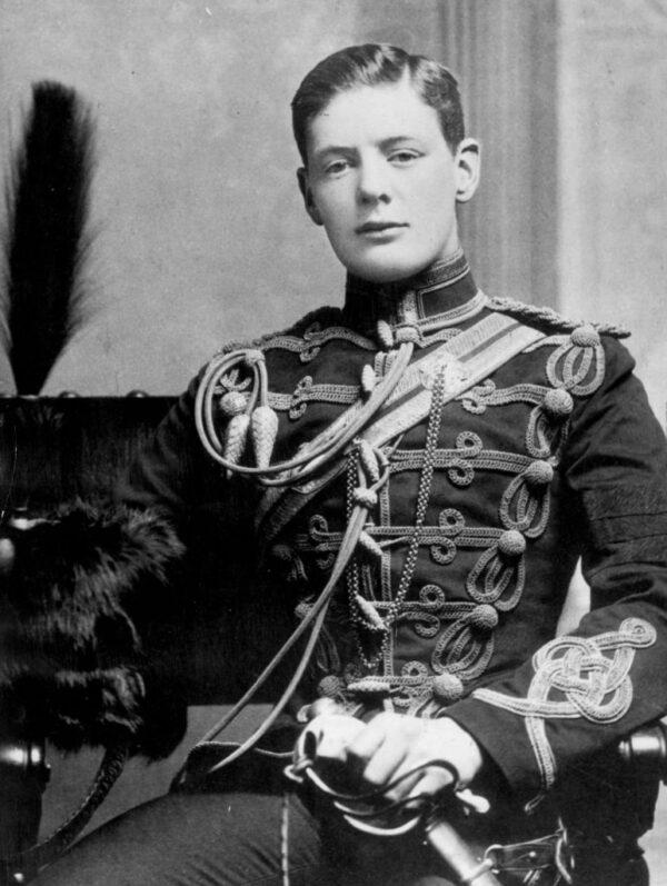 Winston Leonard Spencer Churchill, age 19, in the uniform of the Fourth Queen's Own Hussars, when he left the Royal Military College, Sandhurst, as a second lieutenant. (Hulton Archive/Getty Images)