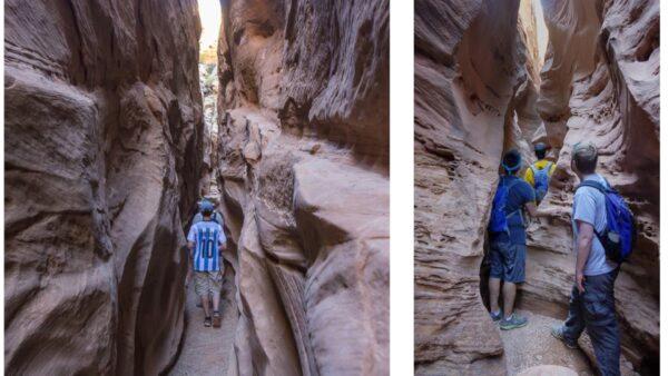 This October 2016, provided by the Bureau of Land Management shows a slot canyon at Little Wild Horse Canyon, about 200 miles (320 kilometers) south of Salt Lake City, Utah. (Bob Wick/Bureau of Land Management, via AP)