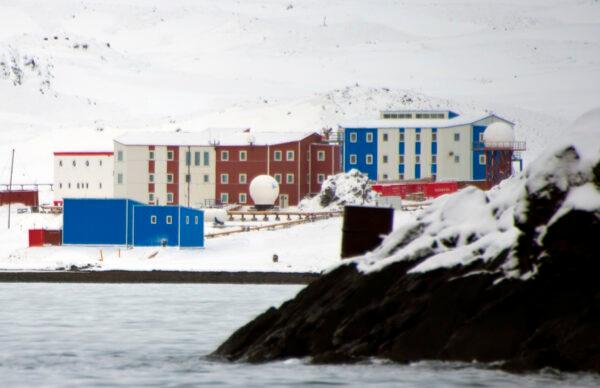 View of China's base in the King George island in Antarctica, on March 13, 2014. (Vanderlei Almeida/AFP via Getty Images)