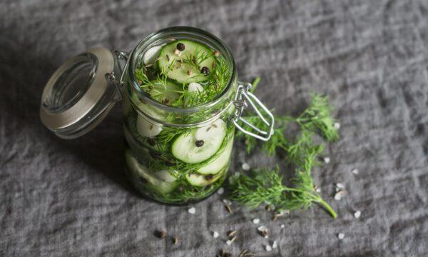 Quick pickled cucumber. (Kiian Oksana/Shutterstock)