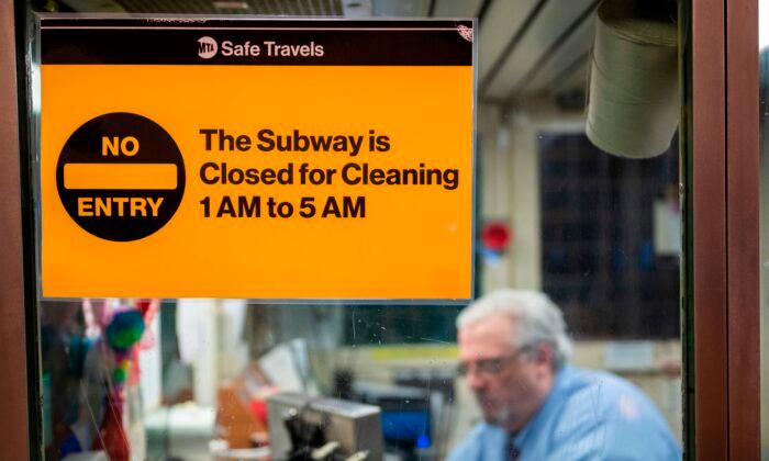 As in 1918, New York May Use Staggered Work Hours to Keep Subway Safe