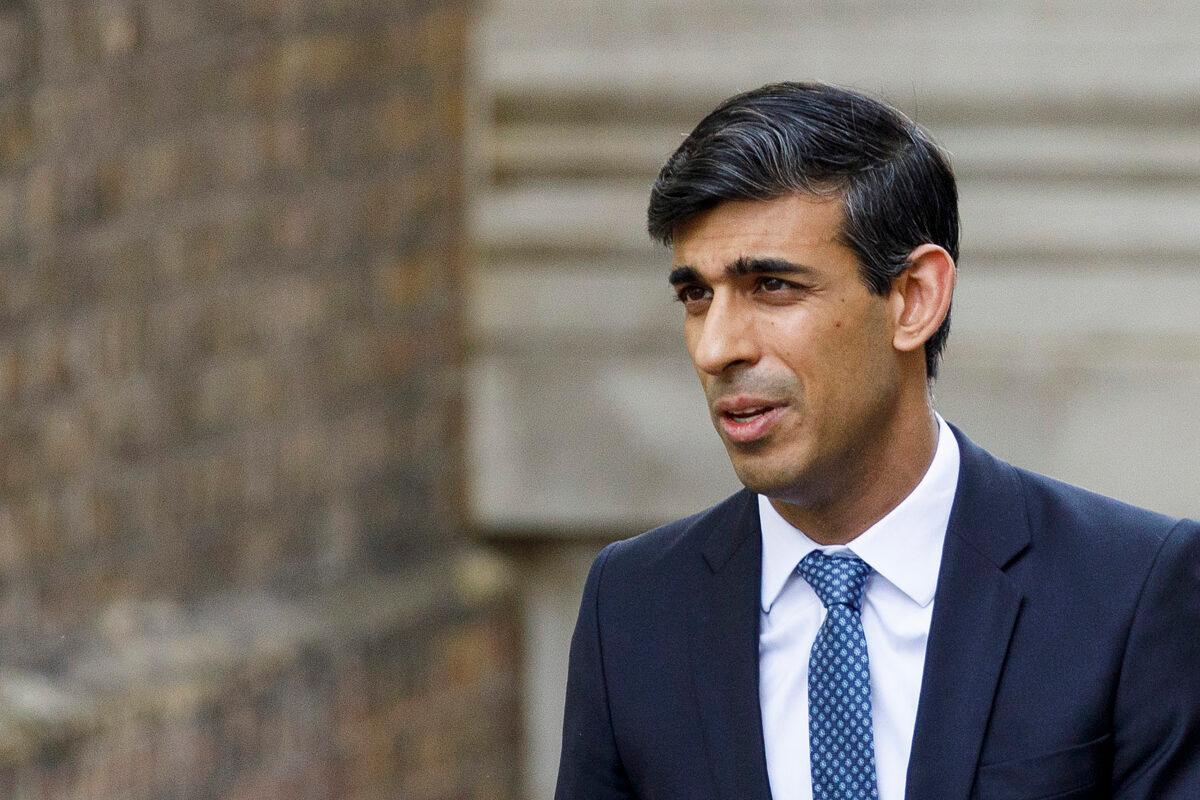 Britain's Chancellor of the Exchequer Rishi Sunak, who said on May 19, Britain is "likely to face a severe recession, the likes of which we haven't seen," at Downing Street in central London, on May 18, 2020. (Tolga Akmen/AFP/Getty Images)