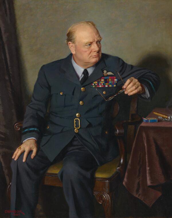 Portrait of Sir Winston Churchill, 1946, by Douglas Granville Chandor. Gift of Bernard Mannes Baruch, National Portrait Gallery Collection, Smithsonian Institution. (Smithsonian Institution)