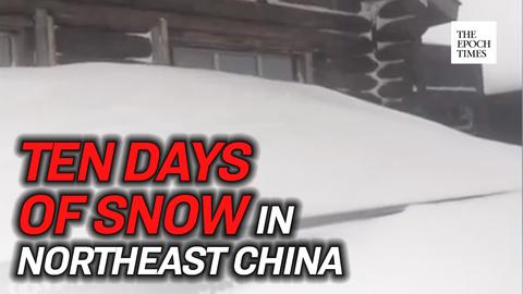 Ten Days of Heavy Snow in China’s Changbai Mountain
