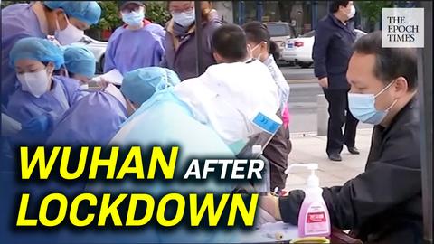 Wuhan after Lockdown: Bleak Shopping Mall and Crowded Hospital