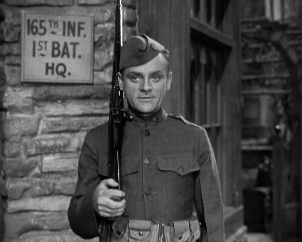 James Cagney plays a coward and then a hero in “The Fighting 69th.” (Warner Bros)
