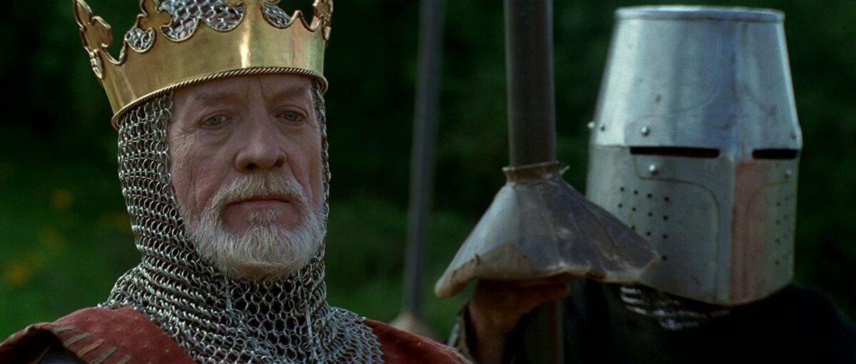 Patrick McGoohan as King Edward the Longshanks in "Braveheart." (Paramount Pictures)