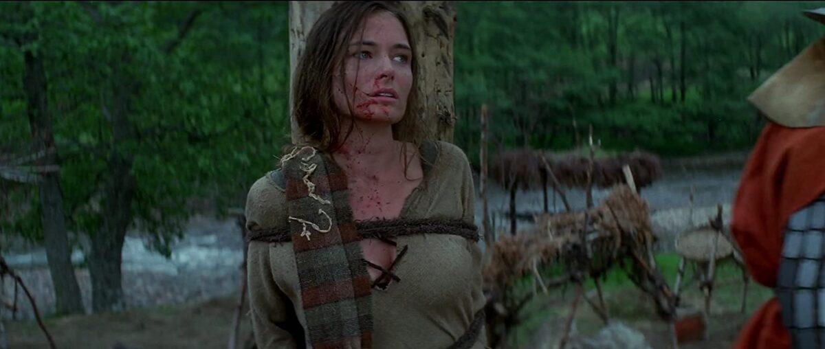 Catherine McCormack as Murron, facing execution in "Braveheart." (Paramount Pictures)