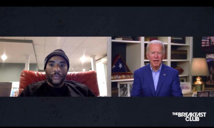 Biden’s Remarks on ‘Breakfast Club’ Reveal ‘Nostalgia for Racism’